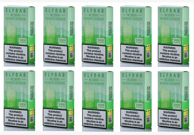 Elf Bar BC5000 - 5000 Puffs - Carton of 10